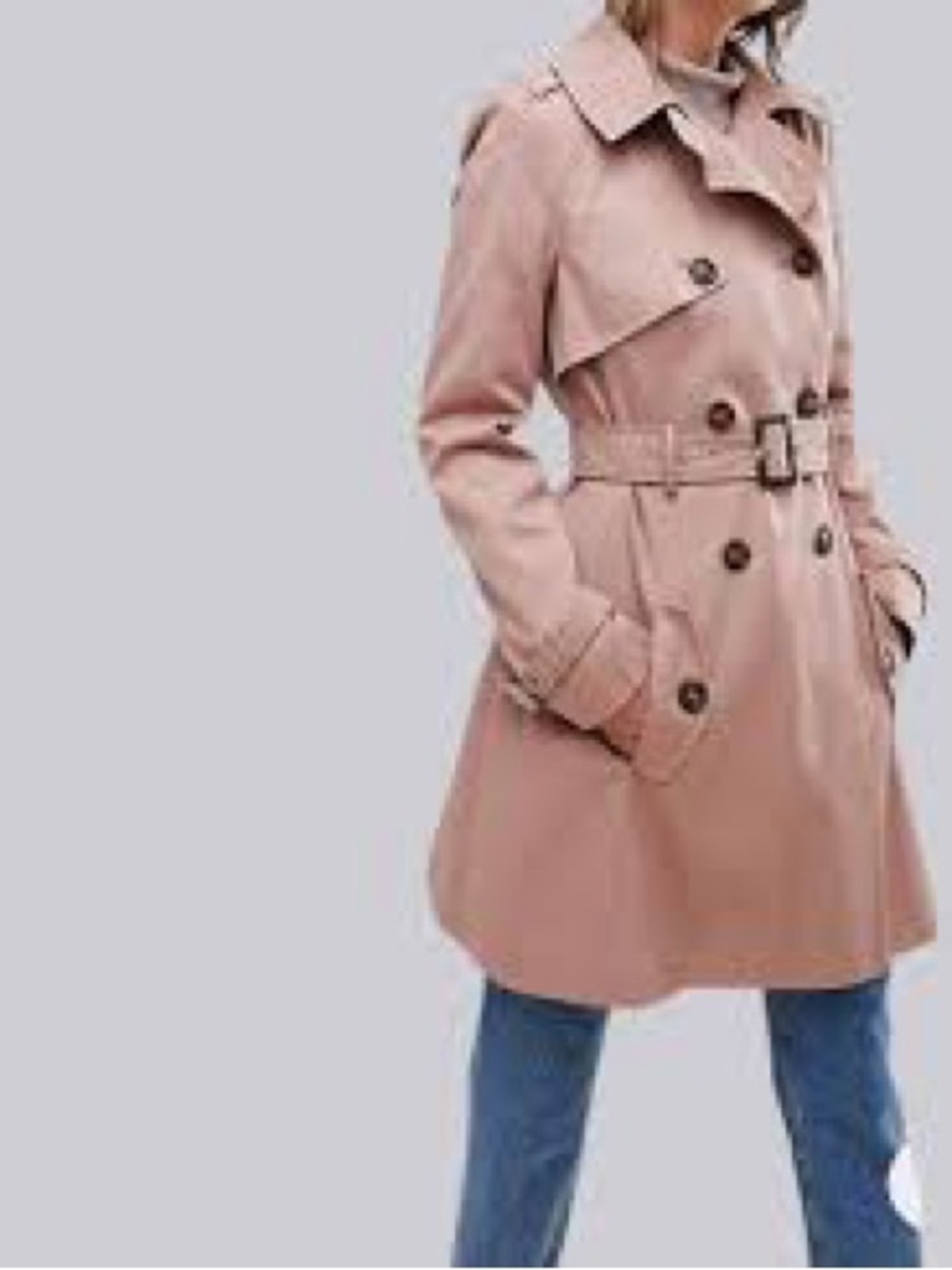 ASOS Double-Breasted Trench Coat – US 0 – NWT